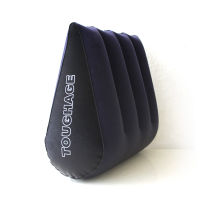 TOUGHAGE Pillow Inflatable Furniture Triangle Wedge Cushion Sofa Games Toys For Couples