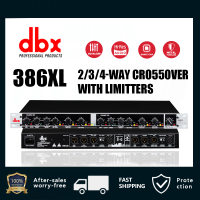 DBX 386XL ข้ามสเตอริโอสามตัว, ข้ามสี่โมโน, อินพุตและเอาต์พุตที่สมดุล, ซับวูฟเฟอร์คอมโพสิต, สามารถเพิ่มได้โดยการเพิ่มช่องสัญญาณซ้ายและขวา