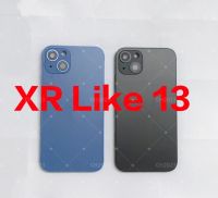 ฝาหลังปิดโทรศัพท์ DIY เงาสำหรับ XR ที่อยู่อาศัยเช่น13,เปิด XR เป็น13แชสซีฟรีกรณี Flash