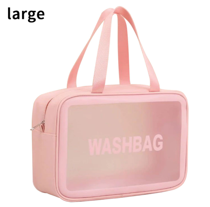 HS101 Travel Waterproof Toiletry Cosmetic Pouch Clear Wash Bag Lazada PH