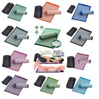 Massager Cushions Lotus Acupressure Mats Pillow Yoga Mats Relieve Back Pain Spike Mat Head Neck Foot Anti-stress Needle Massager