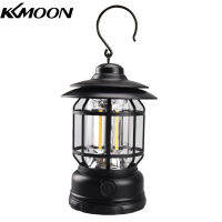 KKmoon Outdoor Camping Light Retro Camping Lantern USB ชาร์จ Night Light โคมไฟฉุกเฉิน Stepless Dimming สำหรับตั้งแคมป์เดินป่าเต็นท์ตกปลา