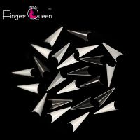 100Pcs BOX False Nails Natural /Clear/White Stiletto Sharp Artificial Nails Acrylic Fake Nail Tips Nail Art Design FQ936