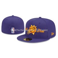 ◐☜ﺴ Phoenix Suns Fitted Hat Men Women Cap Full Closed Fit Caps Sports Hats IV2S