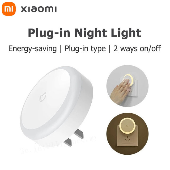 Cheap Xiaomi Mijia Plug in Night Light Sensor Touch mode Night