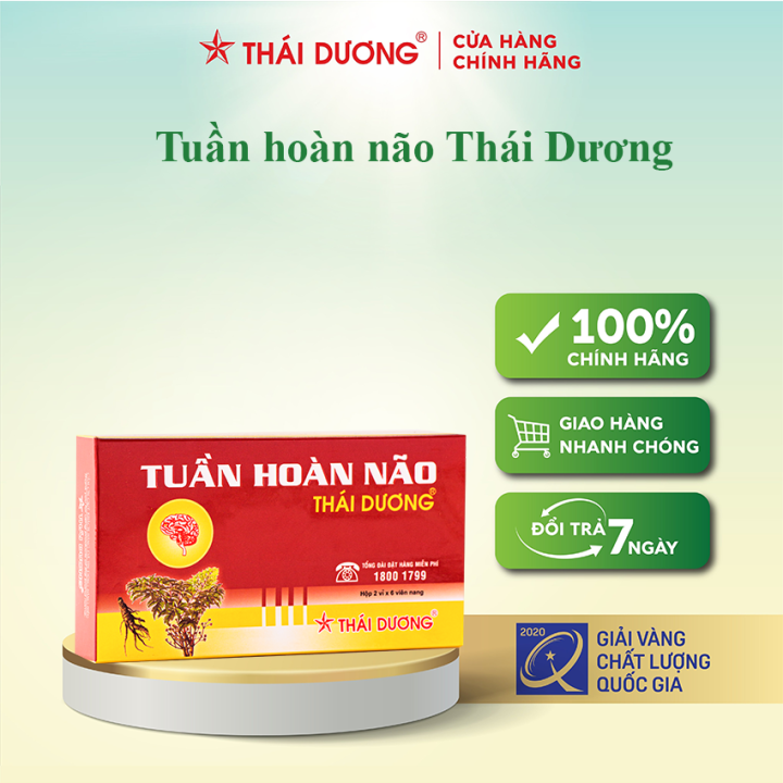 Viên Uống Tuần Hoàn Não Sao Thái Dương 12 Viên/ Hộp | Lazada.vn