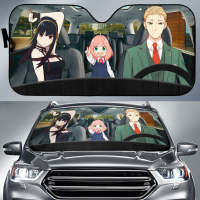 Spy X Family Loid Yor และ Anya Driving Car Auto Sunshades