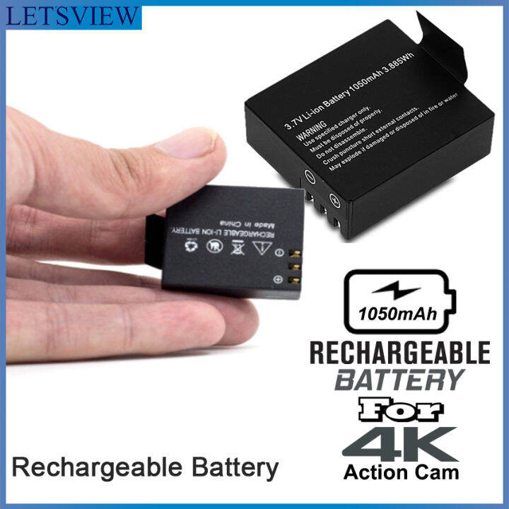 (VARIATION) Letsview 3.7V Liion Replacement Battery 1050mAh Sports