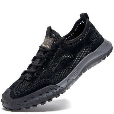 2023 New Breathable Mesh Black Men Shoes Spring High Quality Mens Sneakers Casual Shoes Tenis Shoes Big Size Zapatillas Hombre