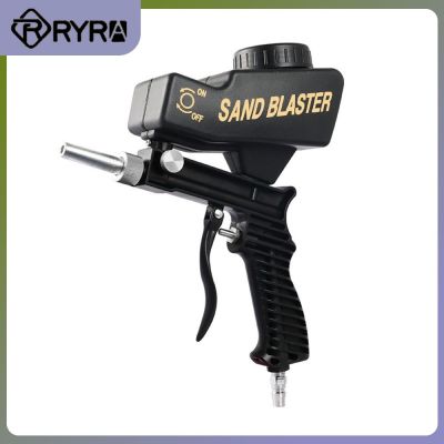 0.645kg Pneumatic Sandblasting Light Weight With Filter Upper Pot Spray Paint Gun Adjustable Handheld Sandblasting Tools 1pc