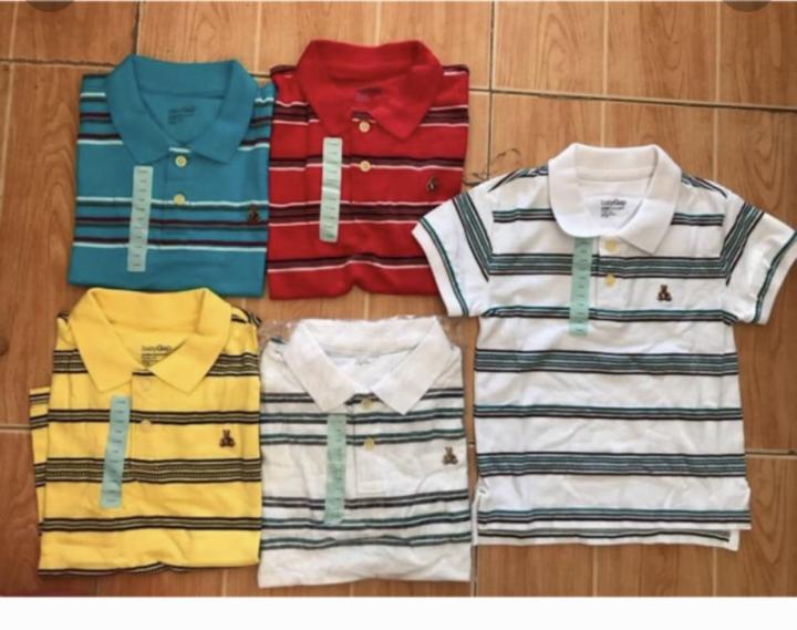 anta-shop-เสื้อยืดโปโล-เสื้อโปโลเด็ก-baby-gap-แท้-ขนาด-size-2-12-years