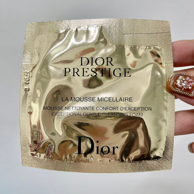 โฟมล้างหน้าสูตรอ่อนโยน DIOR PRESTIGE LA MOUSSE MICELLAIRE 5 ml  โฟมล้างหน้าสูตรอ่อนโยน