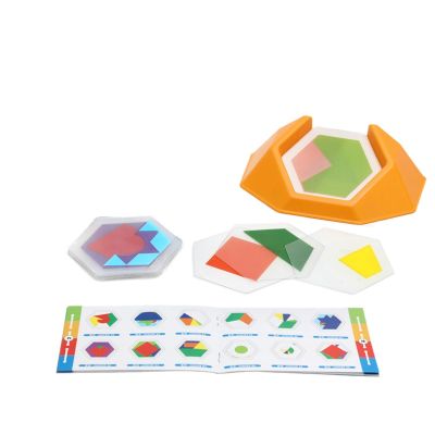 2X Preschool Color Code Games Logic Jigsaws for Kids Figure Cognition Spatial Thinking Educational Toy Learning(A)