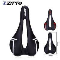 [COD] road bike seat cushion saddle leather hollow comfortable breathable folding car bag