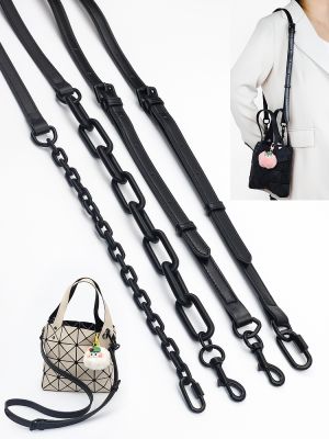 ▼✶ Issey miyake mini shoulder bag transform his acrylic chain adjustable accessories; real leather belt one shoulde