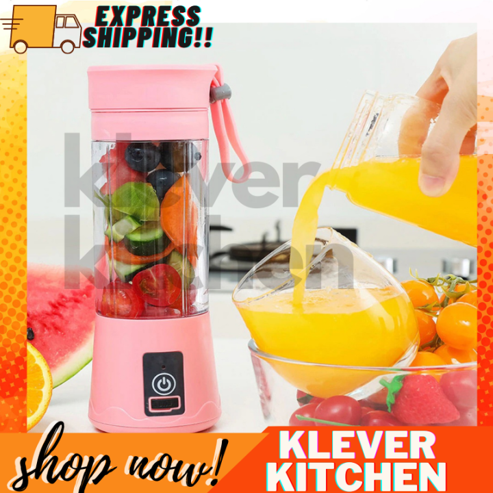 Portable And USB Rechargeable Battery Juice Shake Blender Lazada PH