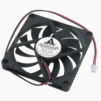 100 Pcs Gdstime 2Pin 8cm 80x80x10mm 8010 12V DC Burshless Computer CPU Cooling PC Cooler Fan 80mm x 10mm Cooling Fans