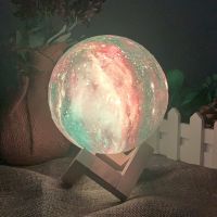 Star light 3 d painting creative sky the moon light USB small night light -xkd23052526