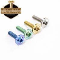 Flawless-Ti Gr5 Titanium Alloy Helmet Bodcover Bodywork ke Fluid Nut Fasteners M4X for Motorcycle Scooter Parts Available