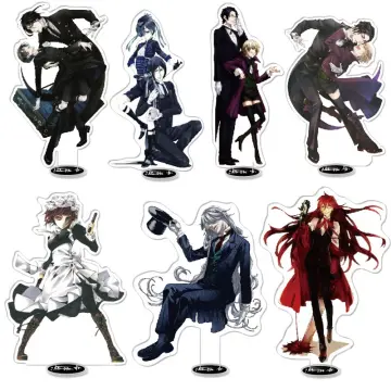 1pc New Anime Kuroshitsuji Black Butler Sebastian Michaelis Acrylic Stand  Figure Desktop Decor Collection Model Toys