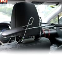 Extendable Car Hanger Coat Clothes Back Seat Headrest Hangers Cloth Jacket Suit Trousers Holder Rack Universal Chrome Hook Auto  Gauges