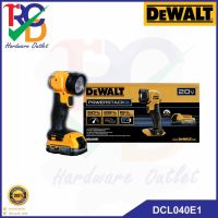 Dewalt DCL040E1 เซ็ตไฟฉาย พร้อมแบตเตอรี่ POWERSTACK รุ่นใหม่ สินค้ารับประกันศูนย์