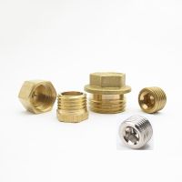 1/8 1/4 3/8 1/2 3/4 1 BSP Male Female Thread Hex Head Hex Socket Brass End Cap Plug Pipe Fitting Coupler Connector Adapter