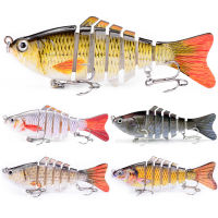 10ซม. 15.3G 7-segement Swimbait เหมือนจริง Wobblers Crankbait Fishing Lure Multi Jointed Hard เหยื่อจำลอง Bionic เหยื่อ Tackle