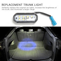 เปลี่ยน LED สำหรับ Tesla รุ่น Y 2023 Trunk 8 LED ลูกปัด Ultra-Bright Easy-Plug อัพเกรดไฟ LED หลอดไฟชุดรถ Light