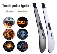 Electric Arc Lighter Rechargeable Flameless Safety USB Windproof ไฟเเช็คไฟฟ้า ไฟเเช็คเเบบชาร์จได้