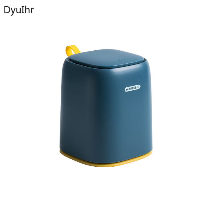 dyuihr-modern-simplicity-mini-desktop-trash-can-with-silicone-handle-home-decor-desk-paper-bucket-with-lid-storage-trash-can