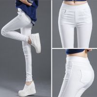 Women Summer Elastic Casual Stretch Skinny Leggings Slim Pencil Pants