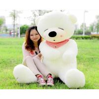 Teddy Bear Doll Large Size Plush Bear Toy1.6M Black Bear Doll Panda Huggy Bear Ragdoll for Girls