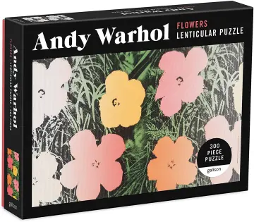 Andy Warhol Soup Cans Set of 3 Shaped Puzzles in Tins