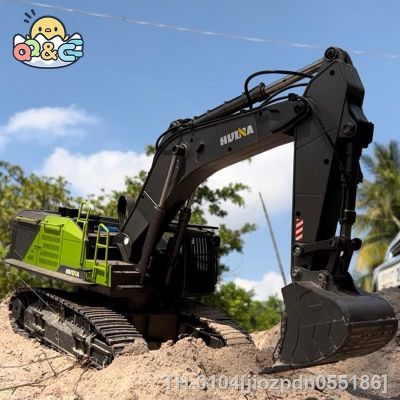 ❆❦ jiozpdn055186 Huina-controle remoto escavadeira para menino veículo brinquedo engenharia simulação liga grande 1593 1:14 22ch