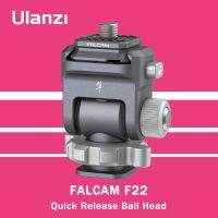 Ulanzi Falcam F22 หัวบอล แบบปลดเร็ว พร้อมพอร์ต 1/4 นิ้ว ปรับได้ ระบบสวิตช์หัวบอล