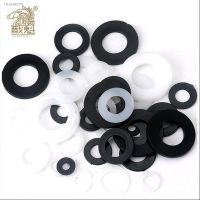 ❉♛ M2 M2.5 M3 M4 M5 M6 M8 M10 M12 M14 M16 M18 M20 White Black Nylon Plastic Flat Washer Plane Spacer Insulation Seals Gasket Ring