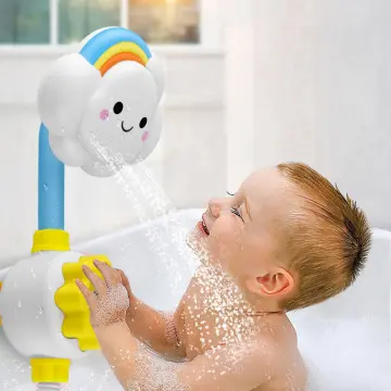 Electric Elephant Water Spray Bath Toys For Kids Baby Bathroom