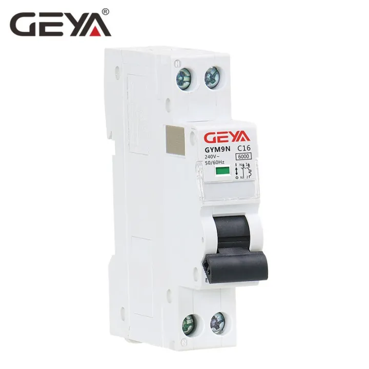 geya-gym9n-dpn-mcb-1pn-16a-10a-20a-32a-25a-6ka-เบรกเกอร์ขนาดเล็ก220v-ac