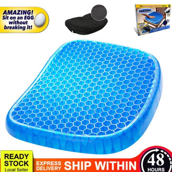 Gel Seat Cushion, Pressure Reducing Grid Designed for Truck Car