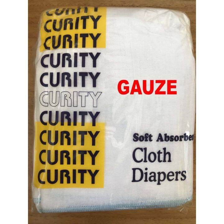 Curity Gauze Cloth Diaper 12 pcs. / Curity Gauze Lampin Lazada PH