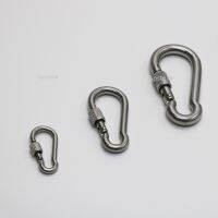 （ At） M6/M8/M10มัลติฟังก์ชั่304SpringCarabiner ล็อคลิงค์ด่วน Ringsnap กุญแจมือโซ่ตะขอยึด