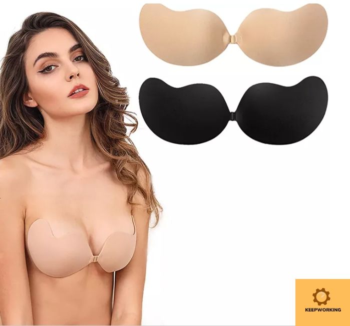 Keep Working Silicone Invisible lingerie Gathered for Women's Bra 1pcs  Female Underwear Strapless nipple pad