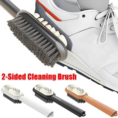 Sikat cuci sepatu dua sisi tahan lama plastik sikat cuci sepatu Suede sikat pembersih sepatu Aksesori alat pembersih rumah tangga