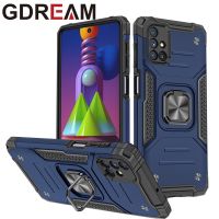 Shockproof Armor Phone Case For Samsung Galaxy M21 M31 M51 Car Holder with Ring Protection Cover For Samsung Galaxy M30S M31S