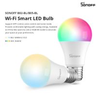 ☢ Sonoff B02/B05-Bl หลอดไฟอัจฉริยะ Wifi Rgb E27 หรี่แสงได้ 220V Alexa Google Home Assistant ควบคุมด้วยเสียง