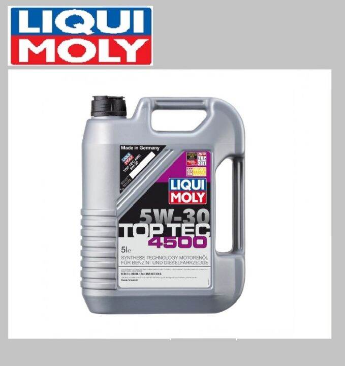 Liqui Moly Top Tec 4500 Engine Oil 5W-30 5 Litres 2318 5W30 | Lazada ...