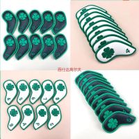 2023♨◎ Golf clubs set clovers iron group head ball head protective cap set of exquisite embroidery magnet closure