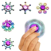Colorful Fingertip Spinning Top Toys Spiral Decompression Toy Hand Spinner Anti Stress Relief Toy For Children