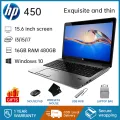 HP Laptop 15.6-inch ultra-thin large screen HP 450 Intel Core i3/i5/i7 480G solid state hard drive game student office multi-function notebook. 